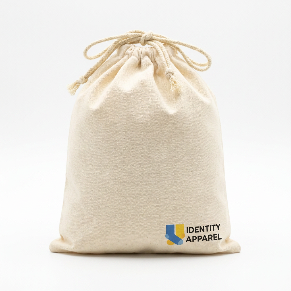 Canvas Drawstring Bag | Cotton Pouch for Gifts & Storage