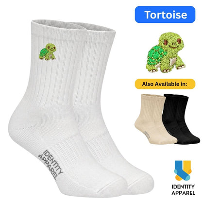 Cute Animals Embroidered Basic Cotton Socks | IDENTITY Apparel