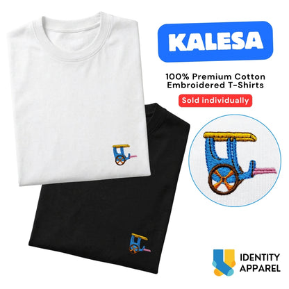 Kalesa Embroidered Premium Cotton T-Shirt | Barangay Basics Collection