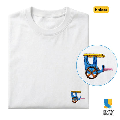 Kalesa Embroidered Premium Cotton T-Shirt | Barangay Basics Collection