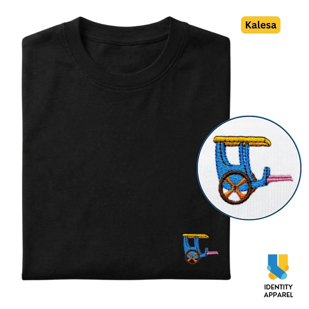 Kalesa Embroidered Premium Cotton T-Shirt | Barangay Basics Collection