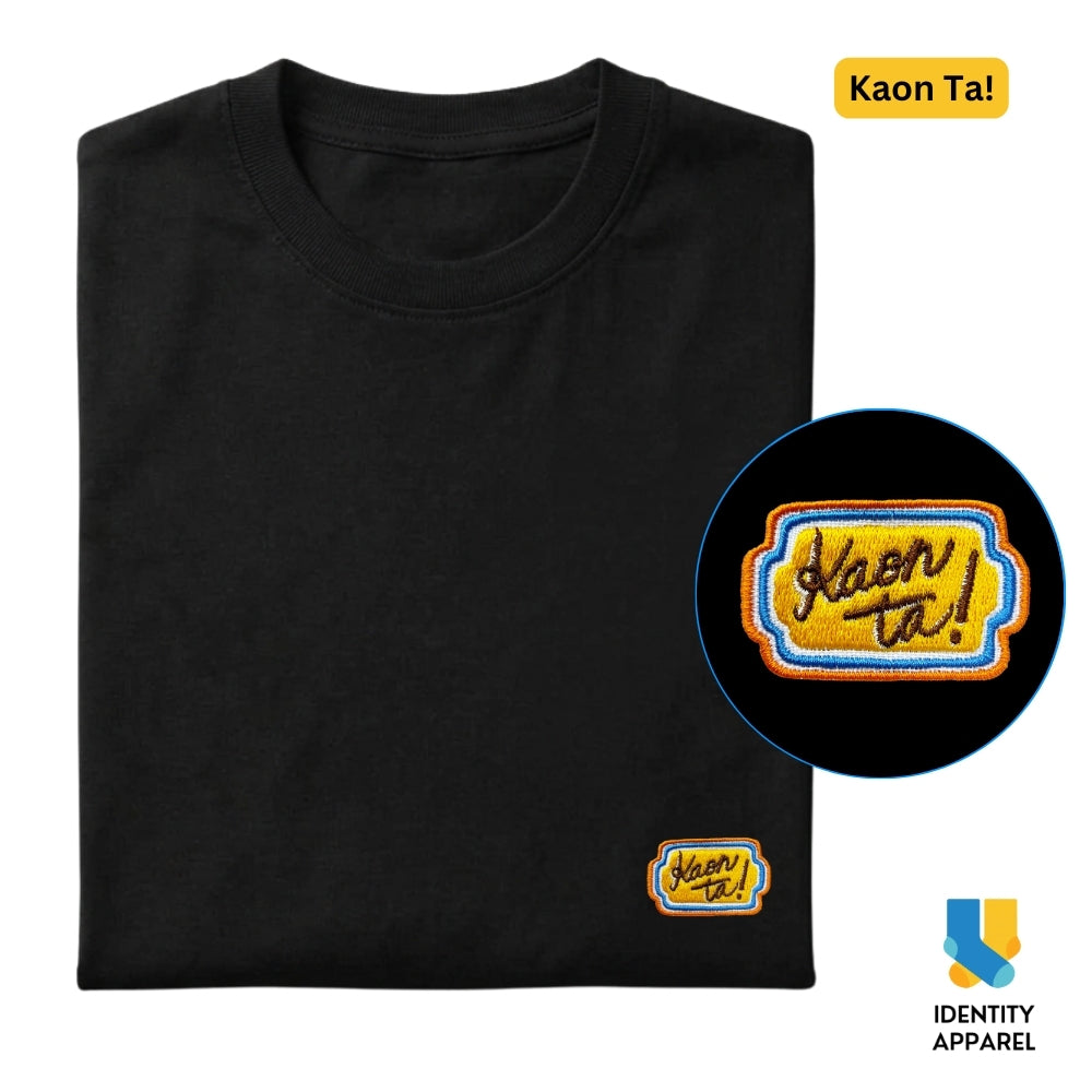 Kaon Ta Embroidered Premium Cotton T-Shirt | Barangay Basics Collection