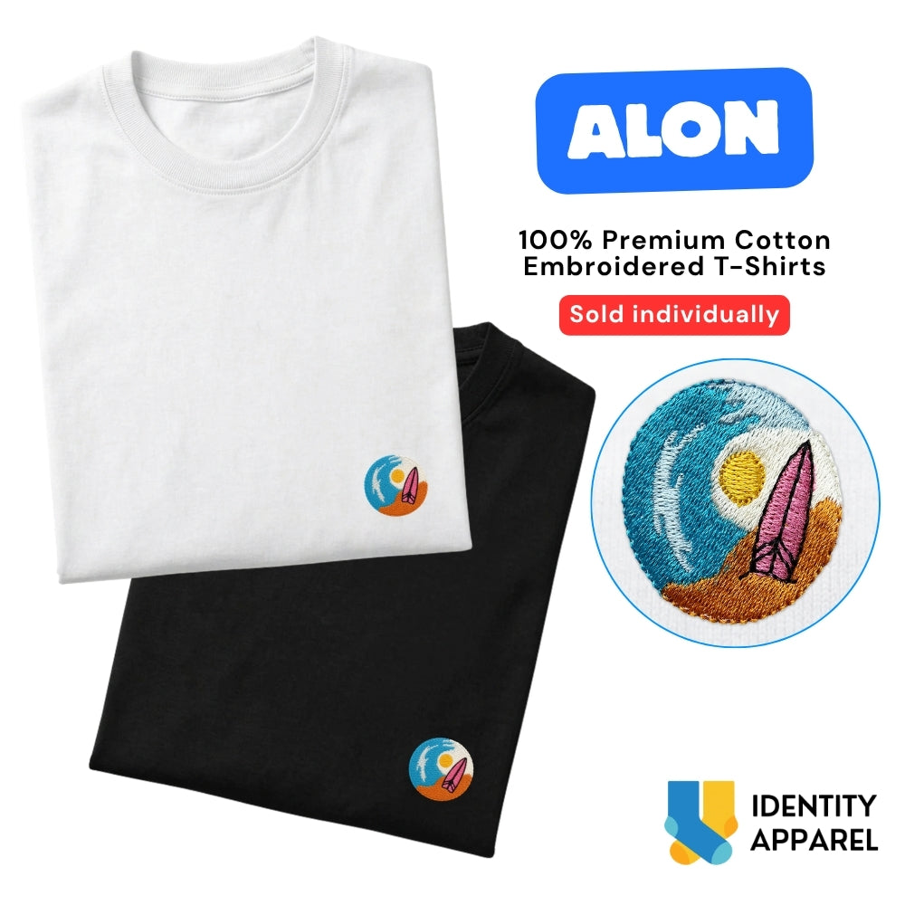 Alon Embroidered Premium Cotton T-Shirt | Barangay Basics Collection