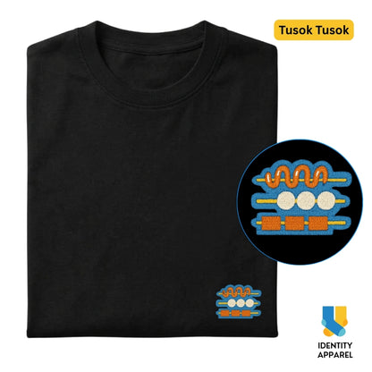 Tusok Tusok Embroidered Premium Cotton T-Shirt | Barangay Basics Collection