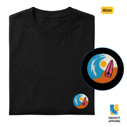 Alon Embroidered Premium Cotton T-Shirt | Barangay Basics Collection