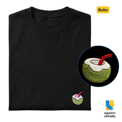Buko Embroidered Premium Cotton T-Shirt | Barangay Basics Collection