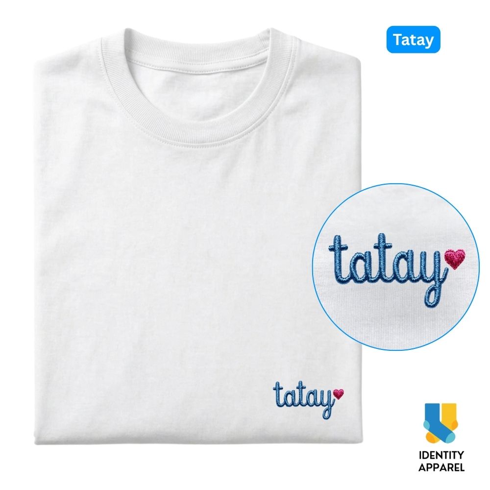 Tatay Embroidered Premium Cotton T-Shirt | Fathers Day Special