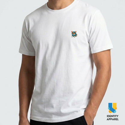 Beagle Embroidered Premium Cotton Unisex T-Shirt | Cozy Pup Collection IDENTITY Apparel