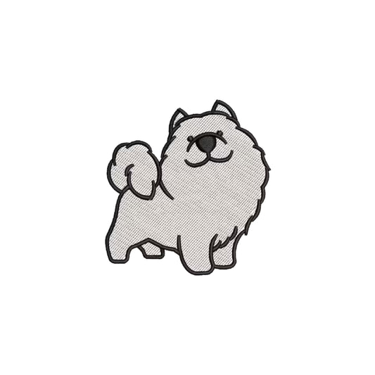 Japanese Spitz Embroidered Premium Cotton Socks | Pup Culture Collection