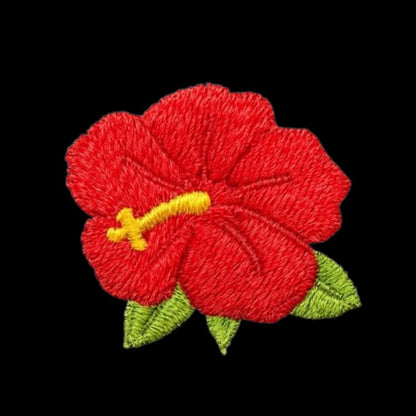 Gumamela Embroidered Cotton Socks | Tropical Blooms Collection