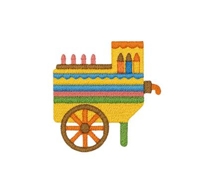 Sorbetes Cart Embroidered Cotton Socks | Medyas ng Bayan Collection
