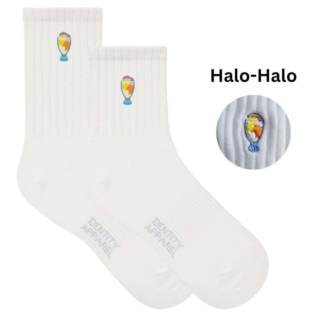 Medyas ng Bayan Filipino Themed Embroidered Basic Cotton Socks