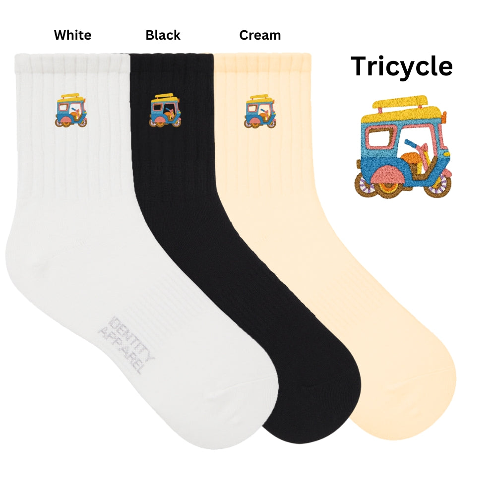Medyas ng Bayan Pinoy Pride Cultural Icons Embroidered Cotton Socks | IDENTITY Apparel