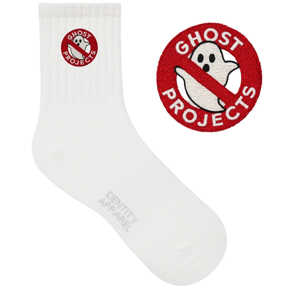 No Ghost Projects - Embroidered Political Socks | IDENTITY Apparel