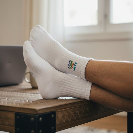 SANA ALL NEPO BABY - Limited Edition Embroidered Statement Socks