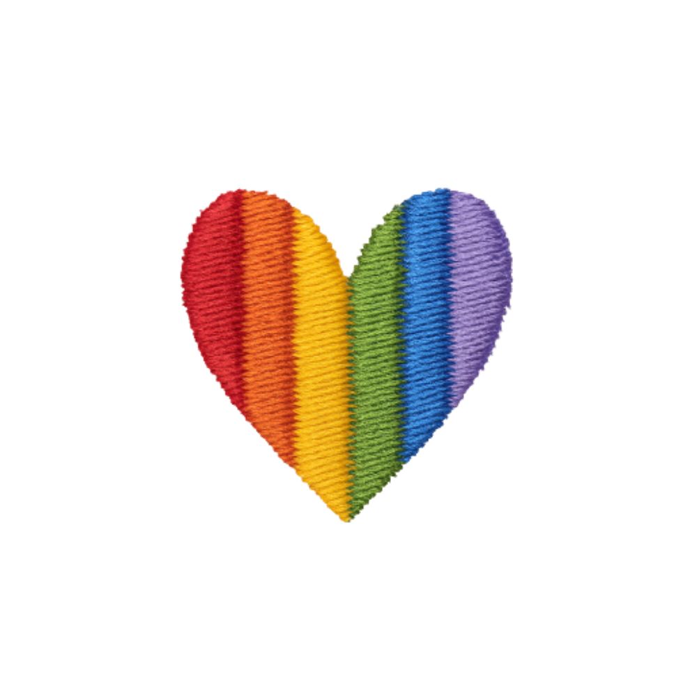 Pride Heart Embroidered Premium Cotton Socks | Pride Themed 'Love Wins Collection'