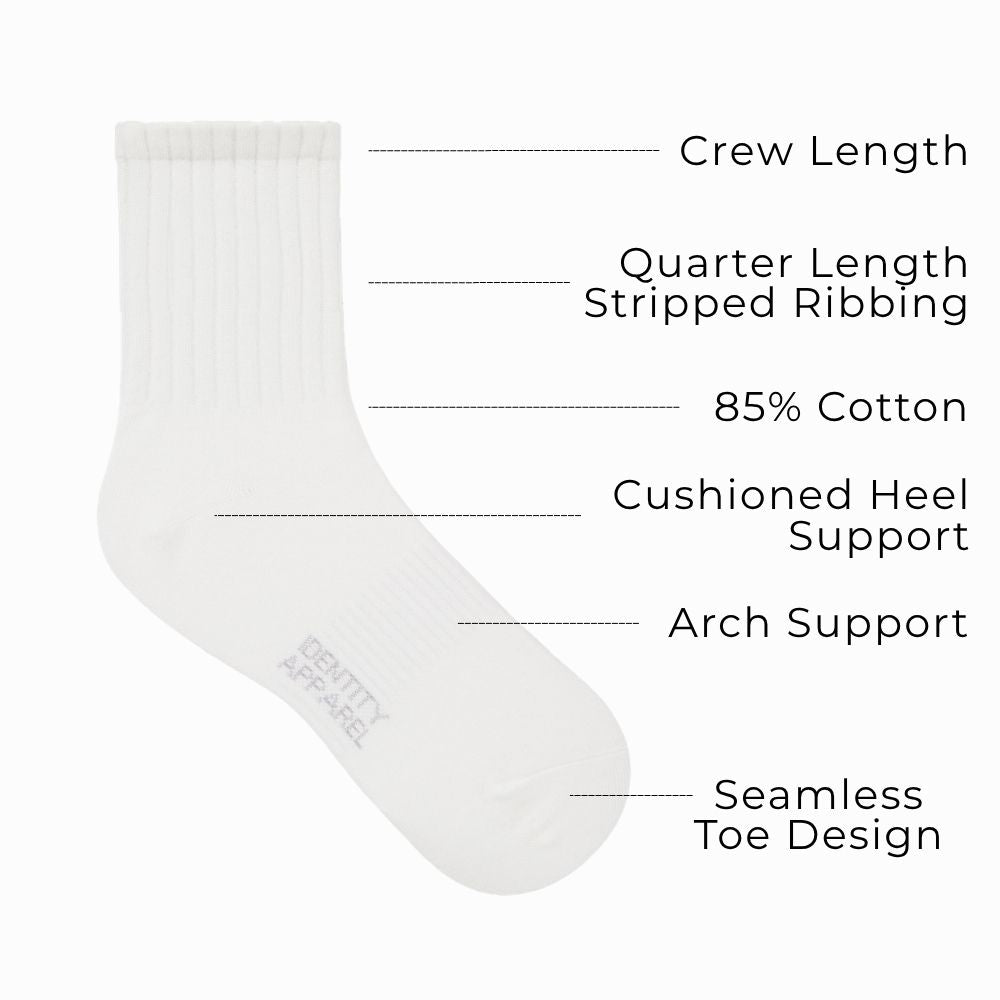 Puddle Patrol Collection Embroidered Premium Cotton Socks