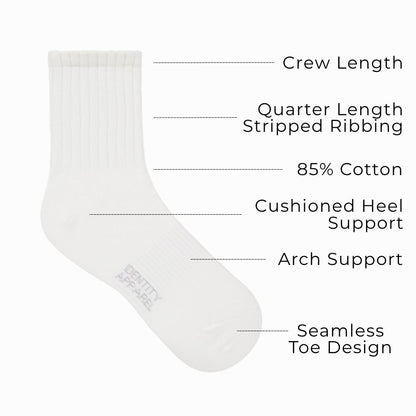 Puddle Patrol Collection Embroidered Premium Cotton Socks