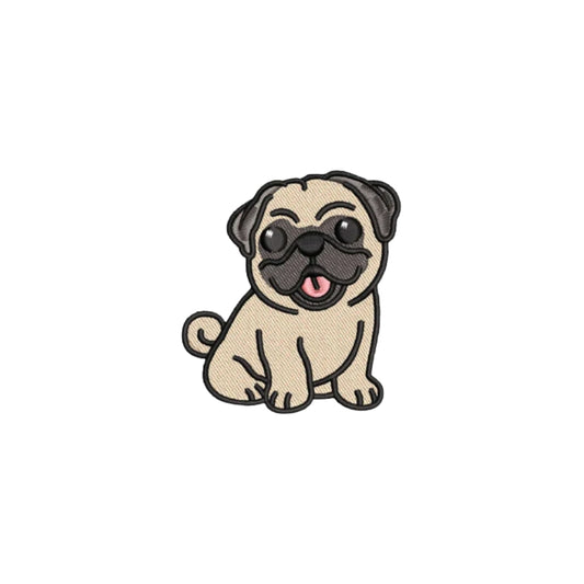 Pug Embroidered Cotton Socks for Dog Lovers | Pup Culture Collection
