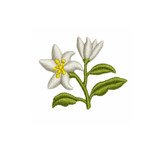 Sampaguita Embroidered Premium Cotton Unisex T-Shirt | The Floral Collection