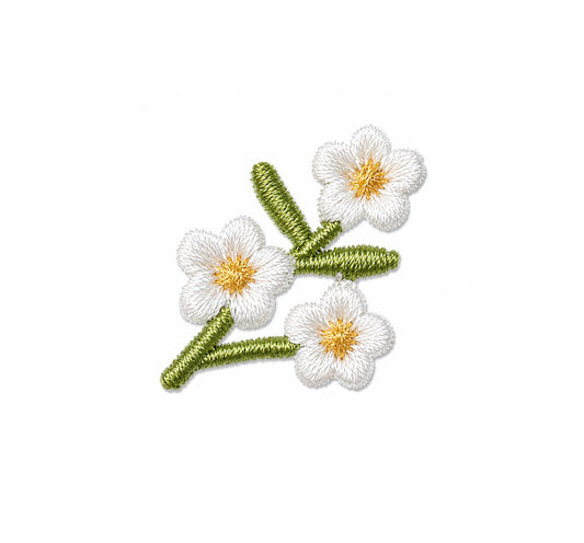 Sampaguita Embroidered Cotton Socks | Tropical Blooms Collection