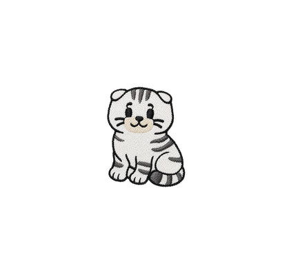 Scottish Fold Embroidered Cotton Socks for Cat Lovers | Purrfect Pair Collection