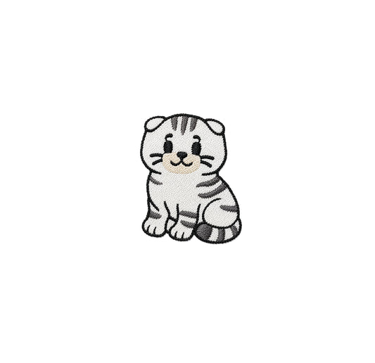 Scottish Fold Embroidered Cotton Socks for Cat Lovers | Purrfect Pair Collection