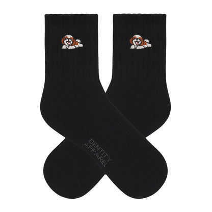 Shih Tzu Embroidered Cotton Socks for Dog Lovers | Pup Culture Collection