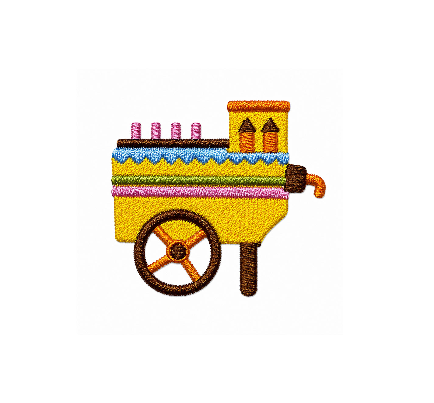 Sorbetes Cart Embroidered Premium Cotton T-Shirt | Barangay Basics Collection