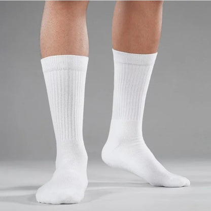 Active Wear Extra Thick Crew Length Sports Socks with Double Padded Sole Cushion