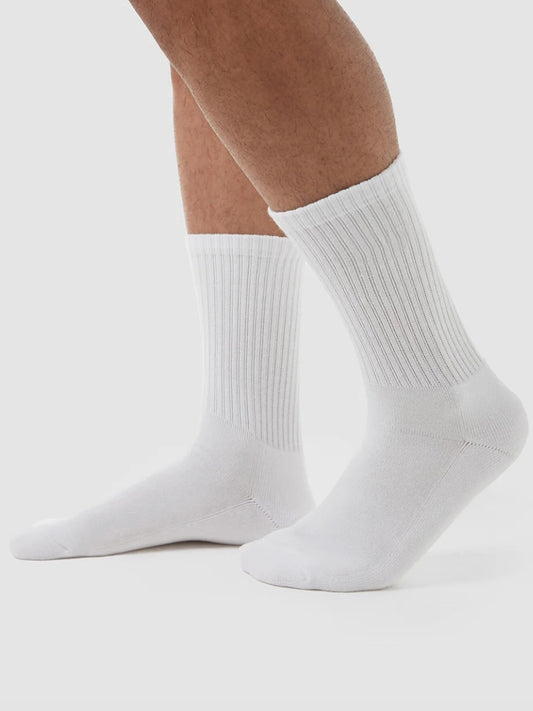 Active Wear Extra Thick Crew Length Sports Socks with Double Padded Sole Cushion