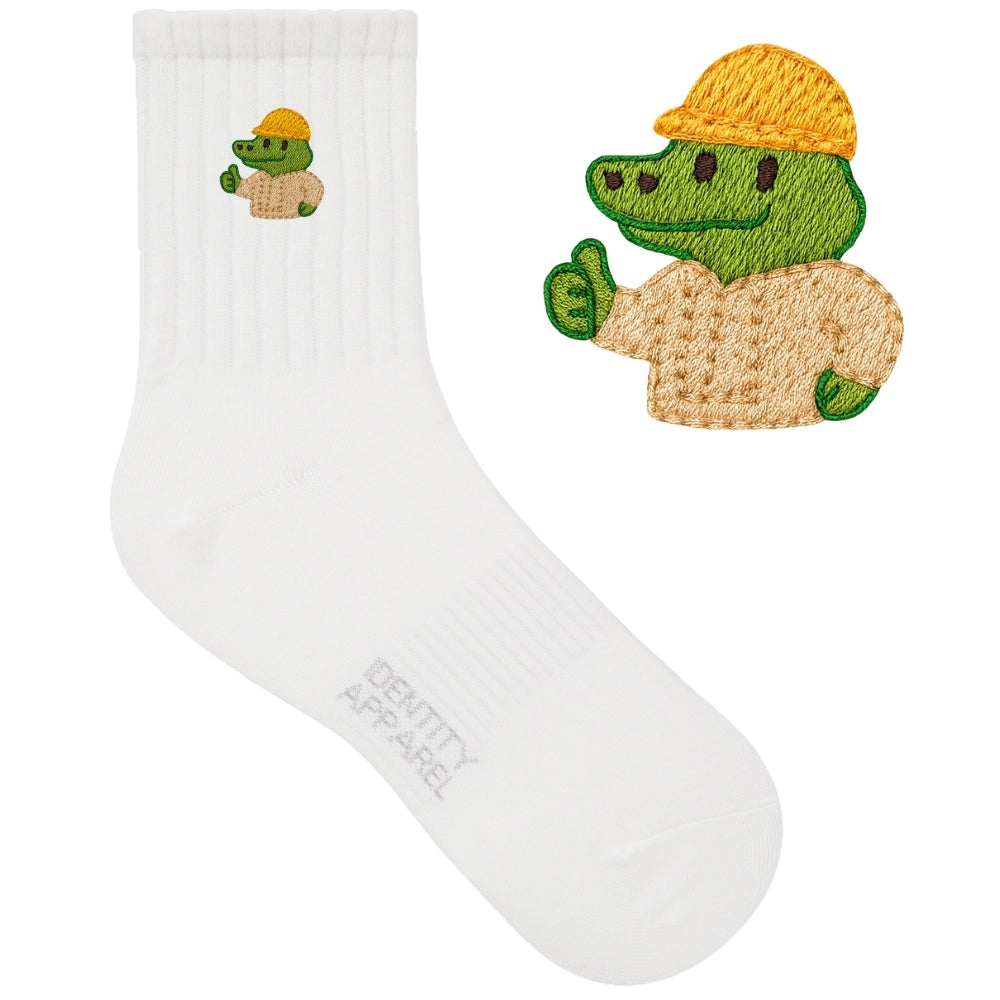 The Project Manager - Buwaya in Barong Embroidered Political Socks | IDENTITY Apparel