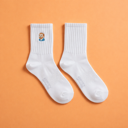 Van Gogh Self Portrait Embroidered Cotton Socks | Art Gallery Collection