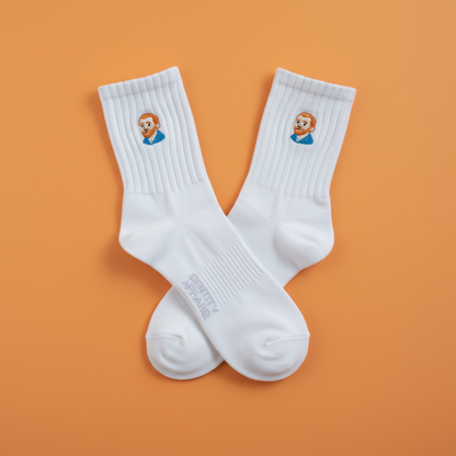 Van Gogh Self Portrait Embroidered Cotton Socks | Art Gallery Collection