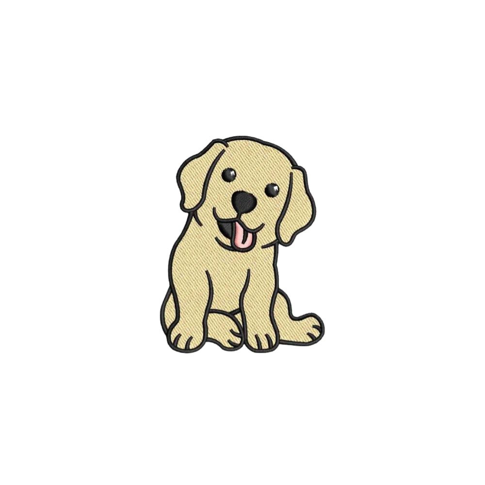 Yellow Labrador Embroidered Premium Cotton Socks | Pup Culture Collection