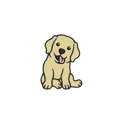 Yellow Labrador Embroidered Premium Cotton Socks | Pup Culture Collection