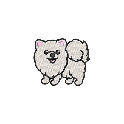 Pup Culture Embroidered Collection Basic Crew Length High Cut Cotton Socks with Arch Support