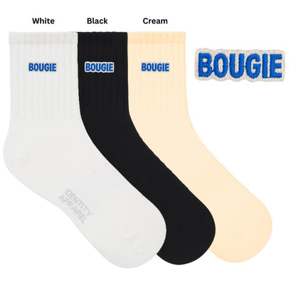 Millennial Slang Embroidered Premium Cotton Statement Socks | IDENTITY Apparel