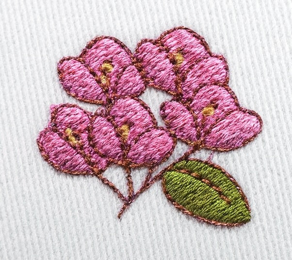 Bougainvillea Embroidered Cotton Socks | Tropical Blooms Collection