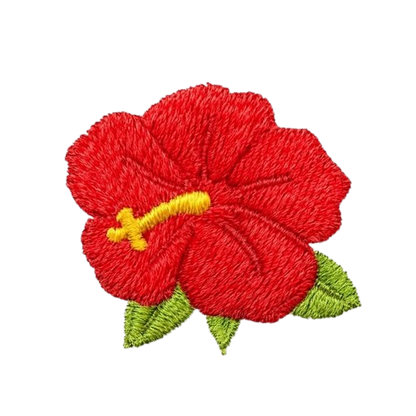 Gumamela Embroidered Cotton Socks | Tropical Blooms Collection