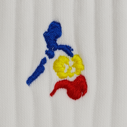 Philippine Map Embroidered Cotton Socks | Medyas ng Bayan Collection