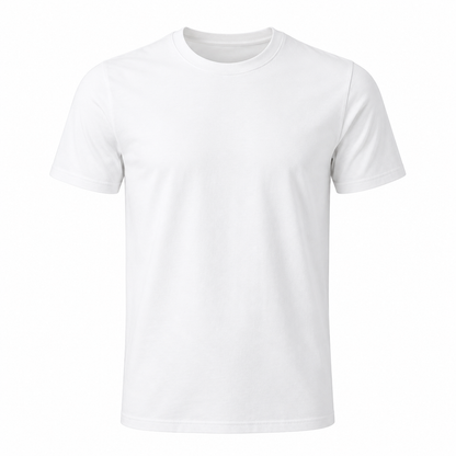 White Premium Cotton Unisex T-Shirt | Basic Tees IDENTITY Apparel