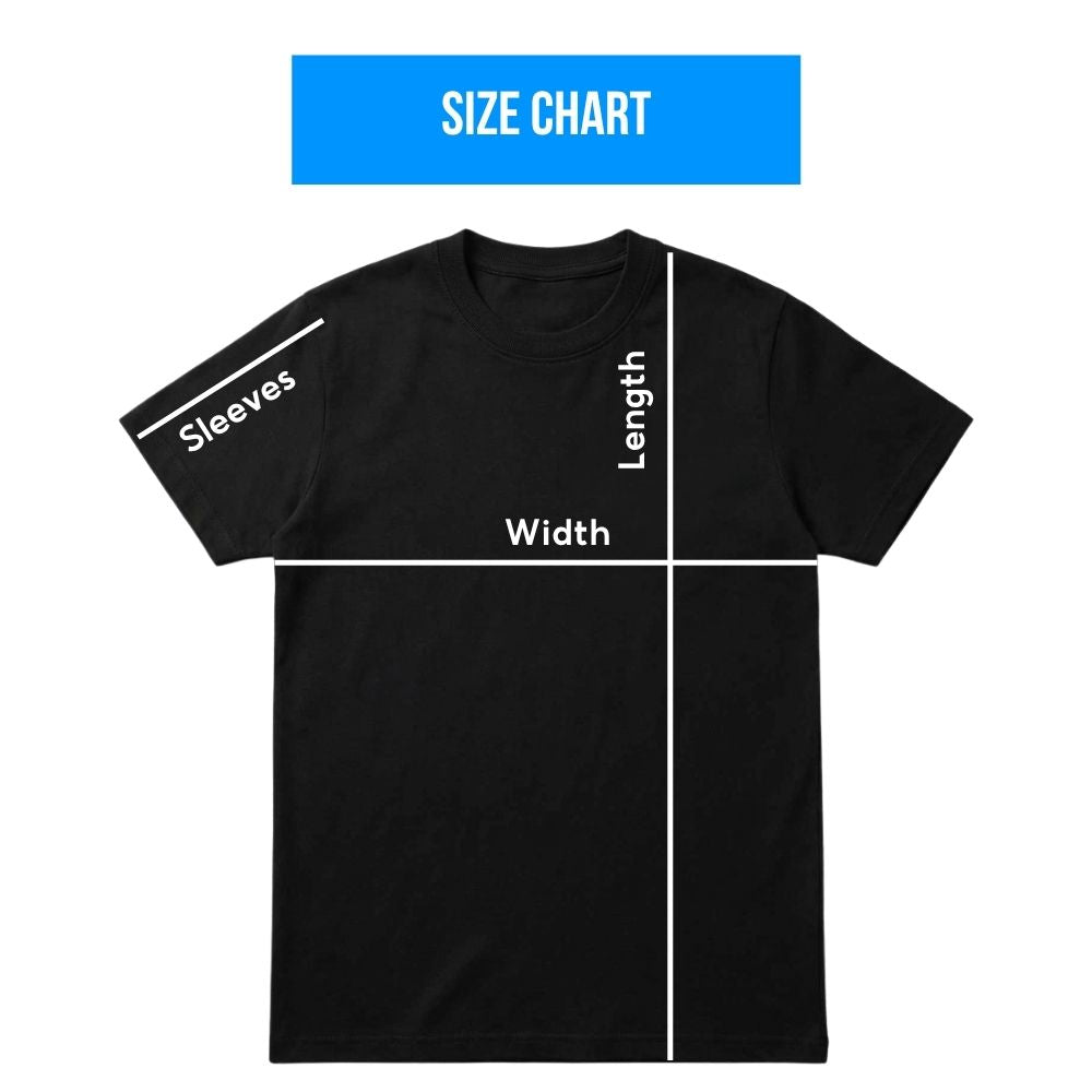 How tee length, width and sleeves are measured