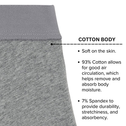 IDENTITY Apparel Mens Basic Boxer Briefs Premium Cotton Underwear