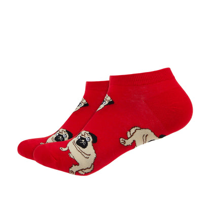 Pug Printed Ankle Socks - IDENTITY Apparel Shop