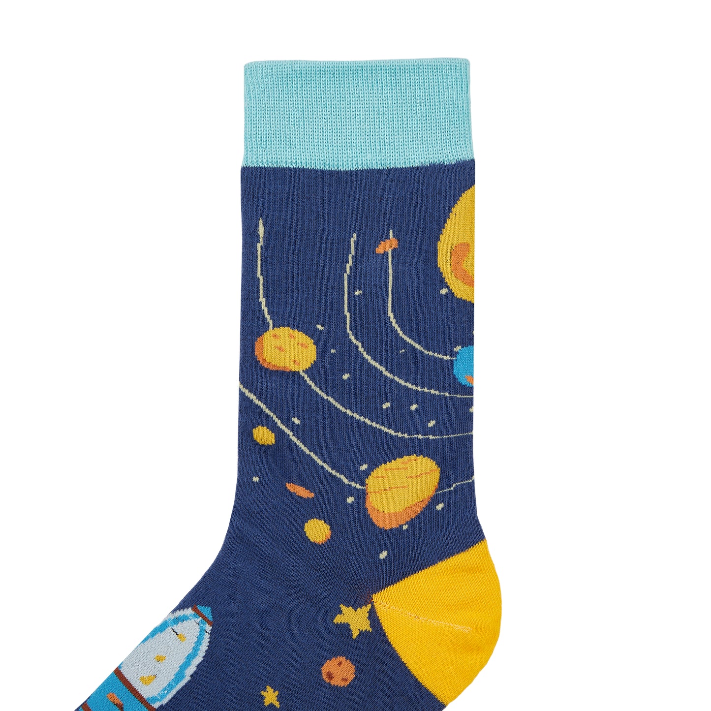 Men’s Printed Long Socks - Solar System - IDENTITY Apparel Shop