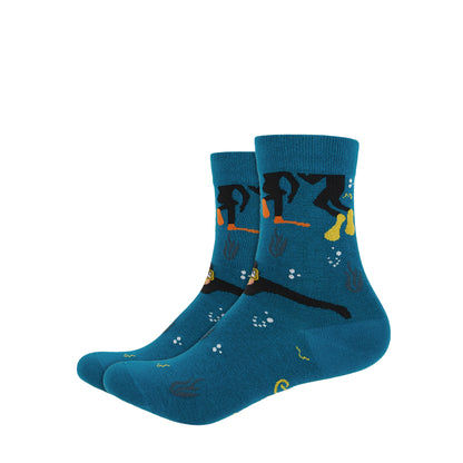 Scuba Diving Printed Quarter Length Socks - IDENTITY Apparel Shop