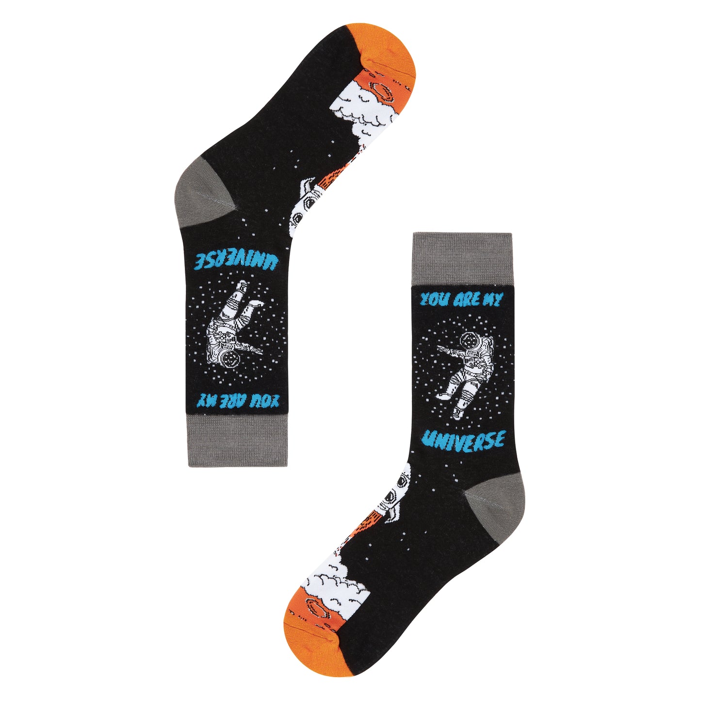 You Are My Universe Printed Mid-Calf Length Socks - IDENTITY Apparel Shop