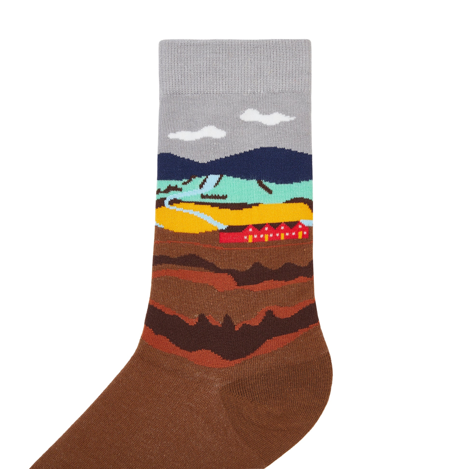 The Simple Life Printed Quarter Length Socks - IDENTITY Apparel Shop