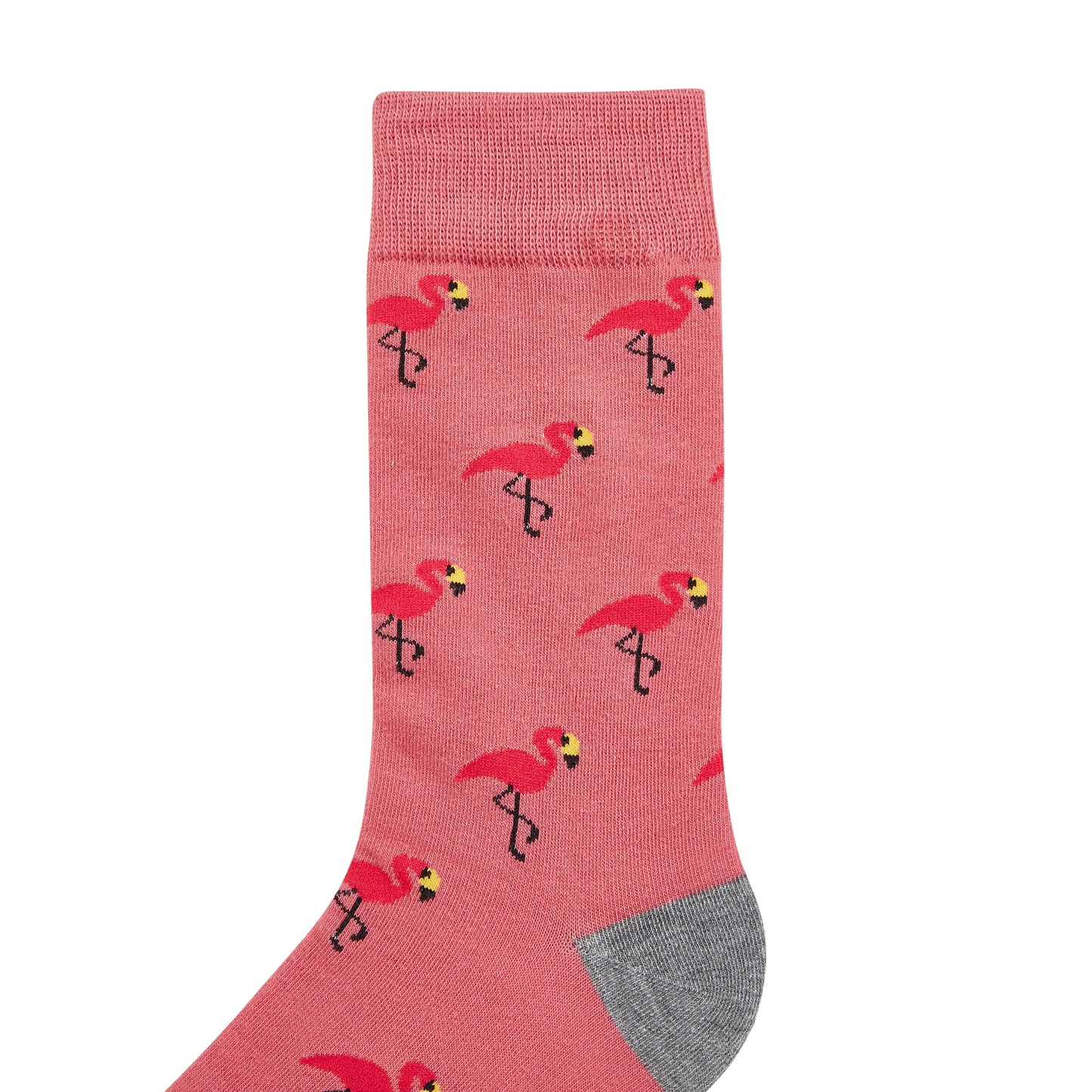 Flamingo Printed Crew Length Socks - IDENTITY Apparel Shop